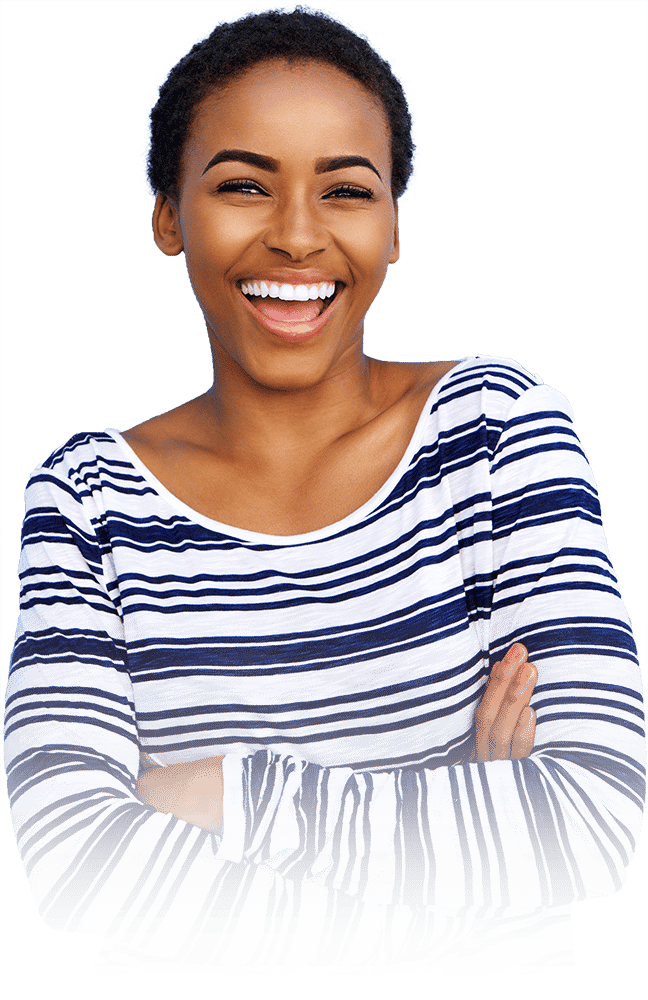 african american woman smiling