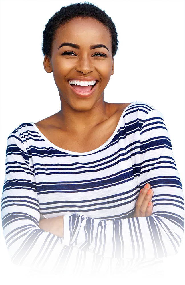 african american woman smiling